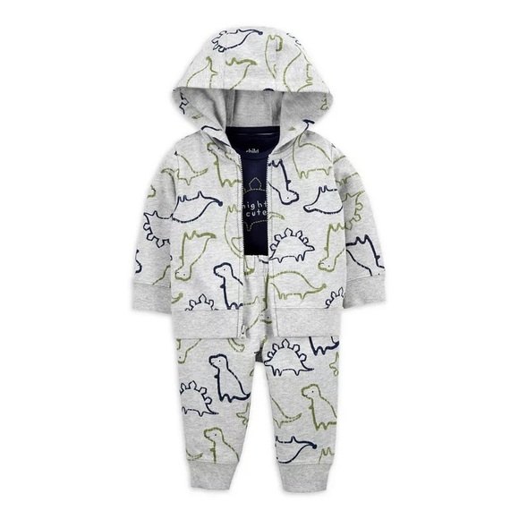 3/6 months baby boy dinosaur outfit child of mine by carters - Picture 3 of 7